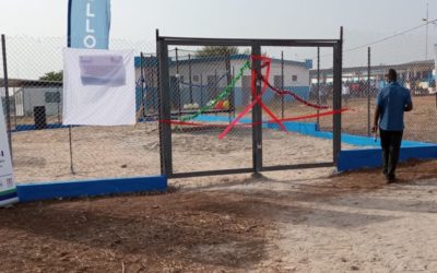 Inauguration d’une aire de jeu au CHR de Daloa